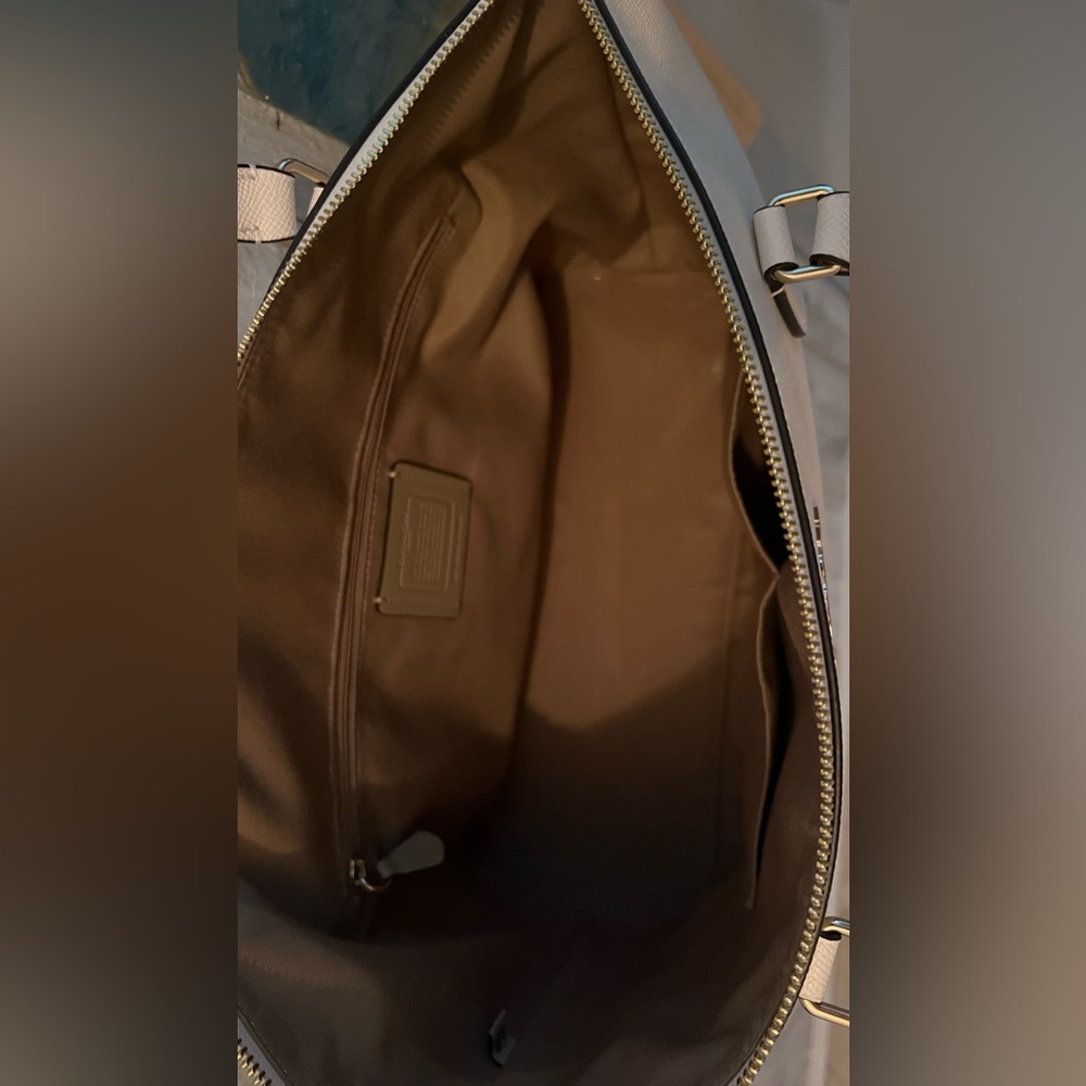 Michael Kors gold zipper work bag.med sized, like new